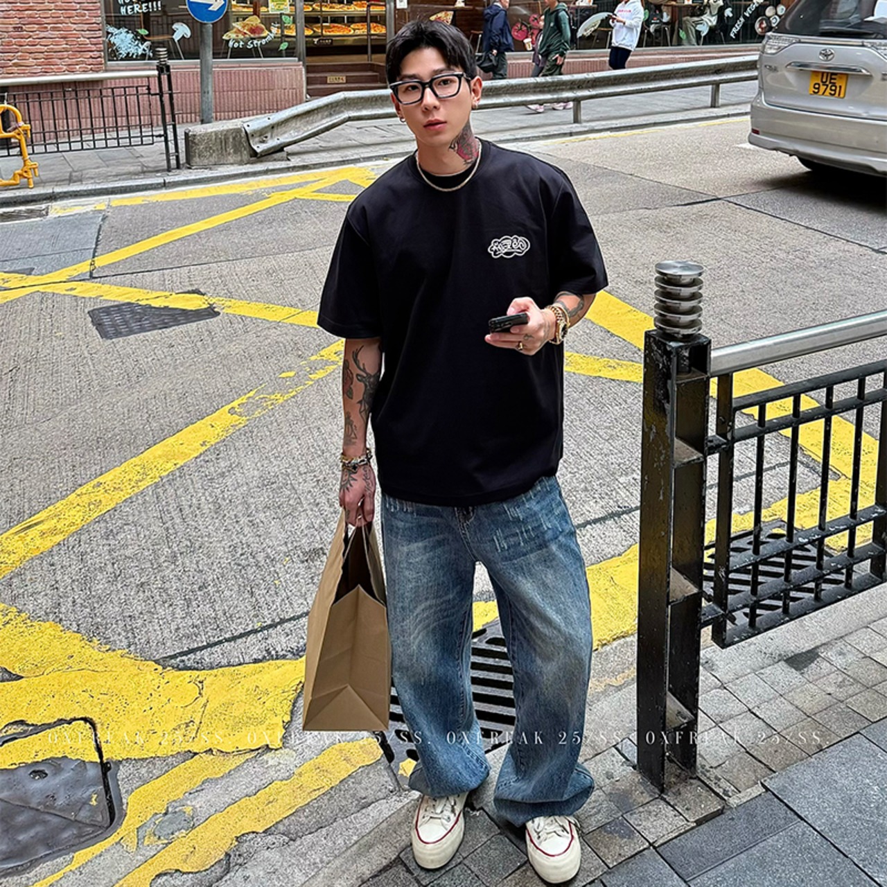 OXFREAK One Best Word Graffiti Tee / ワンベストワードグラフィティTEE