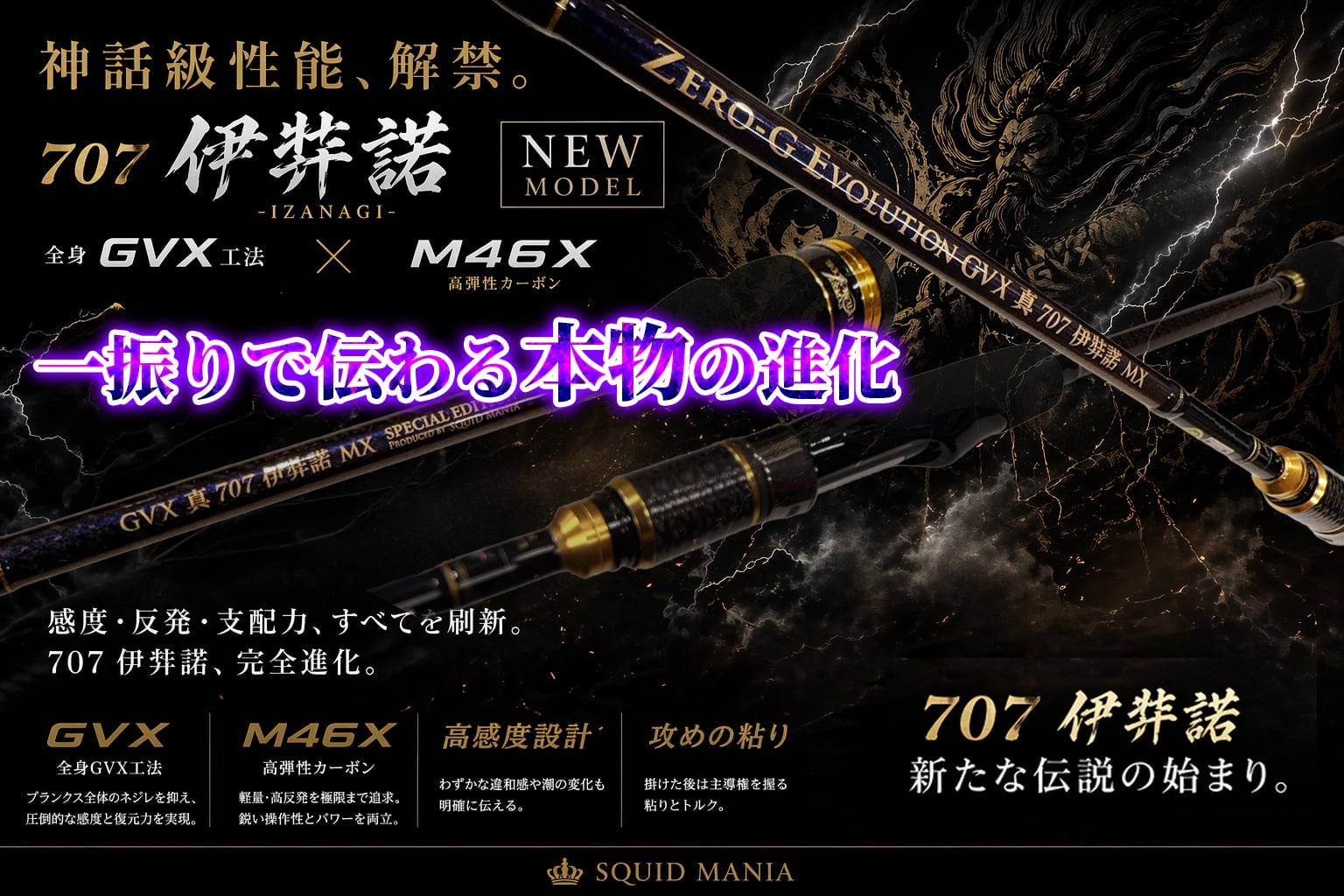ZERO-G GVX真707伊弉諾 M46X | EGING SHOP marvelous