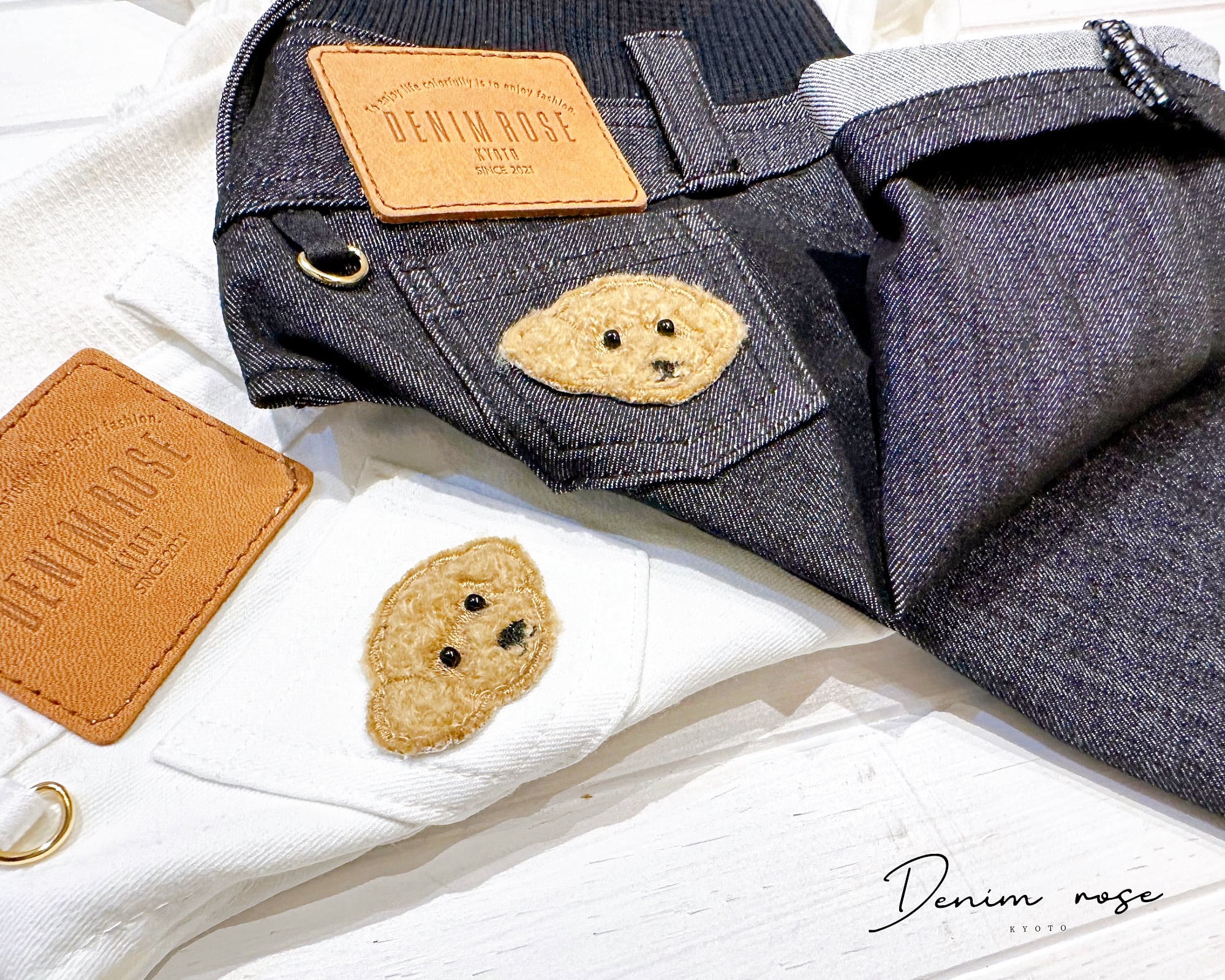 DENIM ROSE ワッペンカラーデニムパンツ ワッペンカラーデニムパンツ | DENIM ROSE