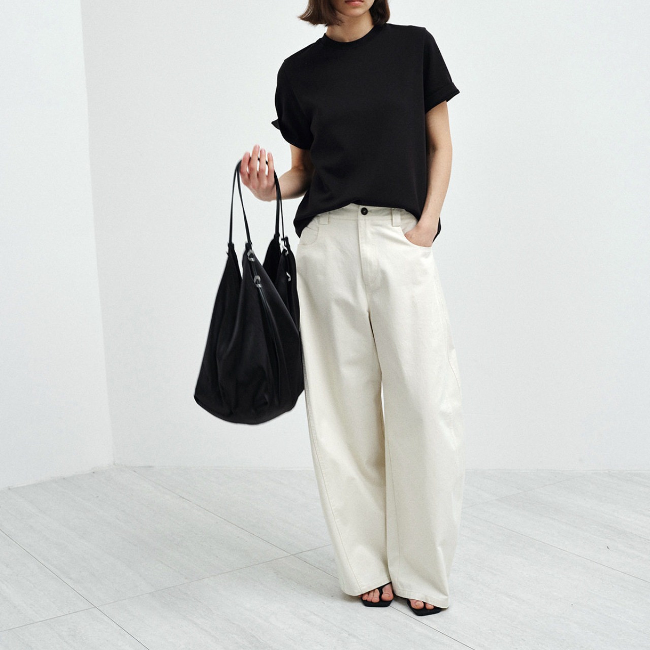 Loose wide Pants 【3color】 T4376