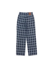 【#Re:room】CHECK DENIM WIDE PANTS［REP331］