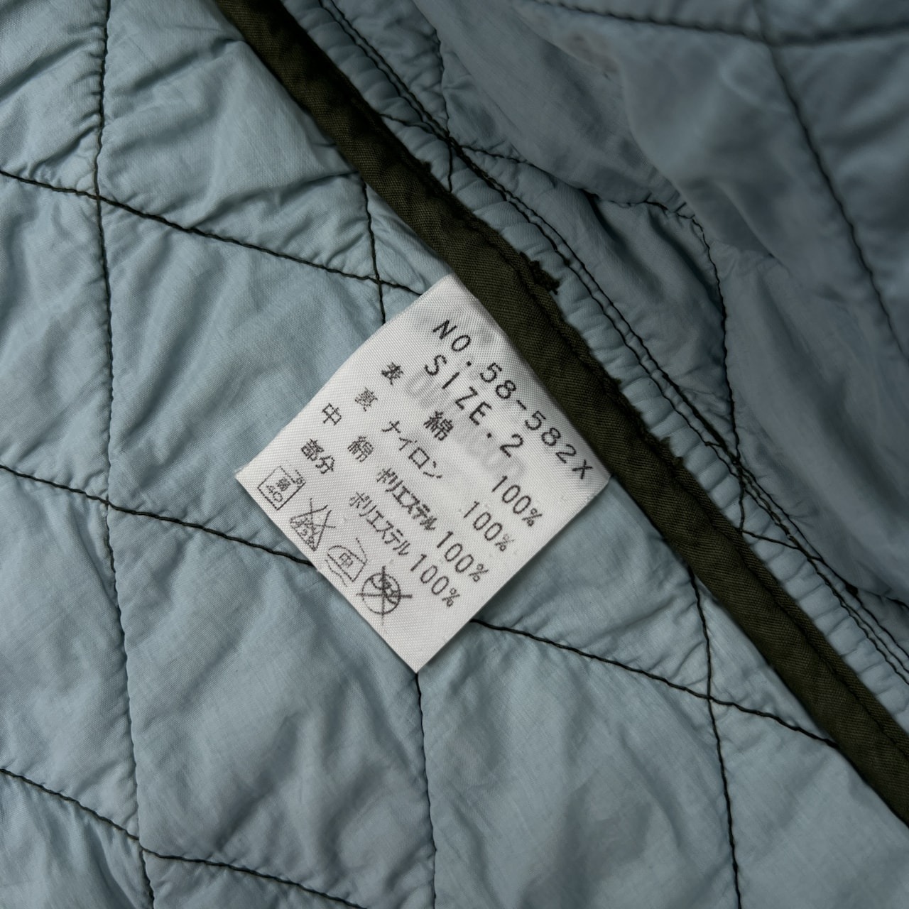 OMNIGOD オムニゴッド キルティング コート サイズ 2 /カーキ系/レディース/ドミンゴ