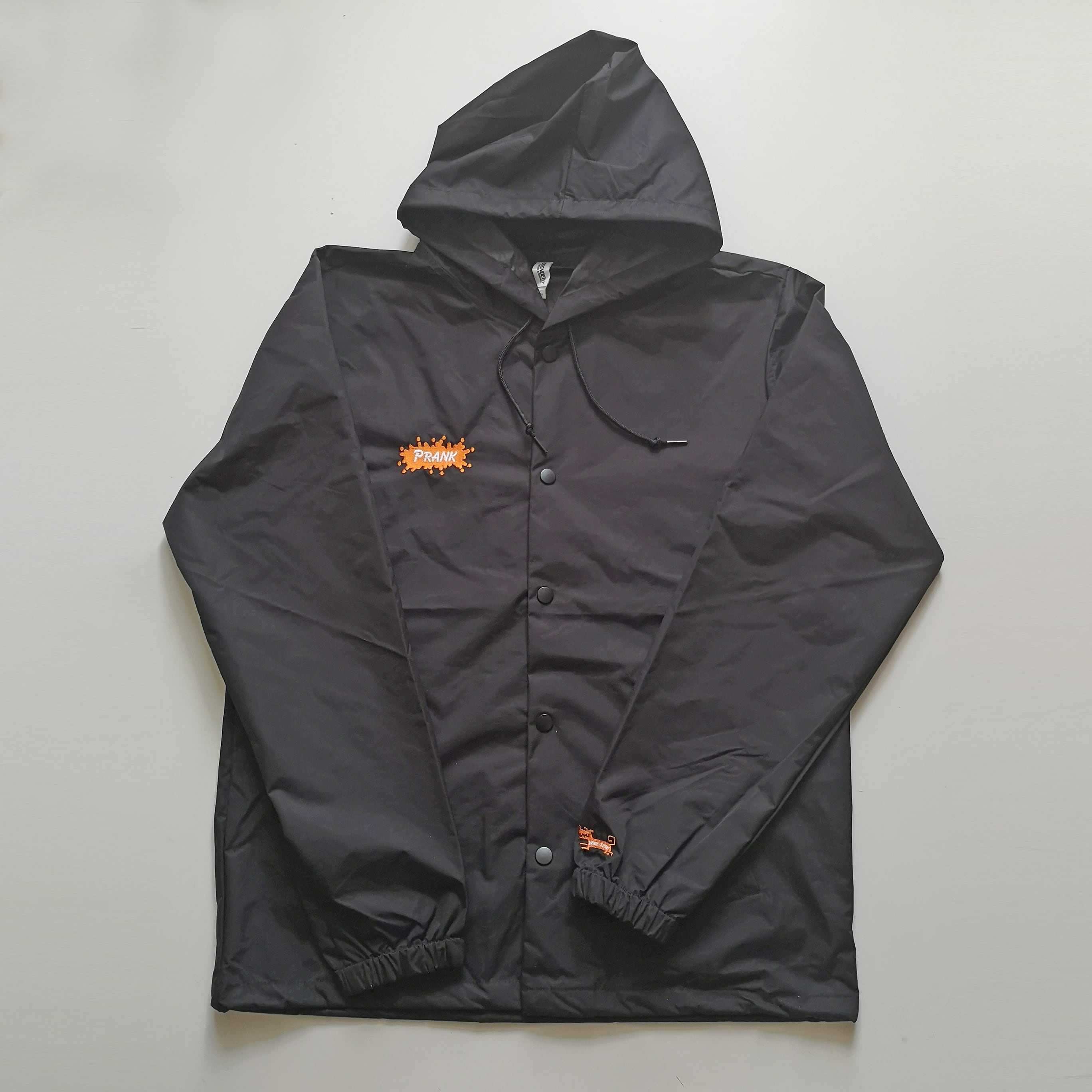 hooded coach jacket