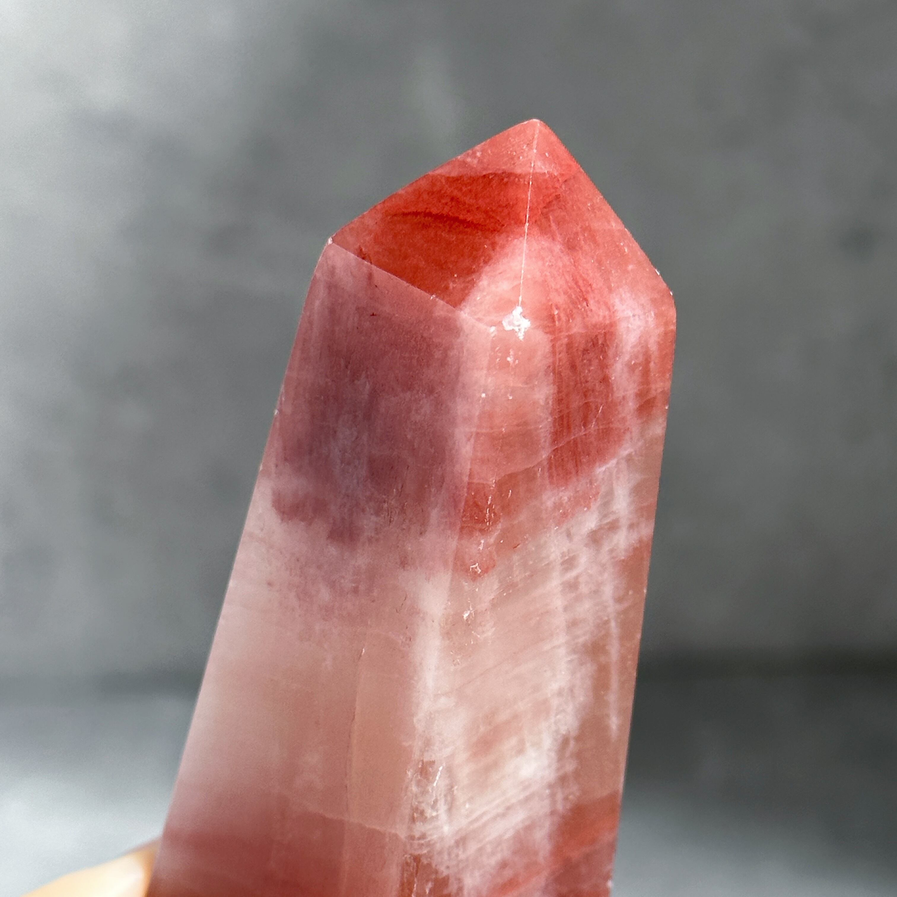 ローズカルサイト タワー型22◇Rose Calcite◇天然石・鉱物