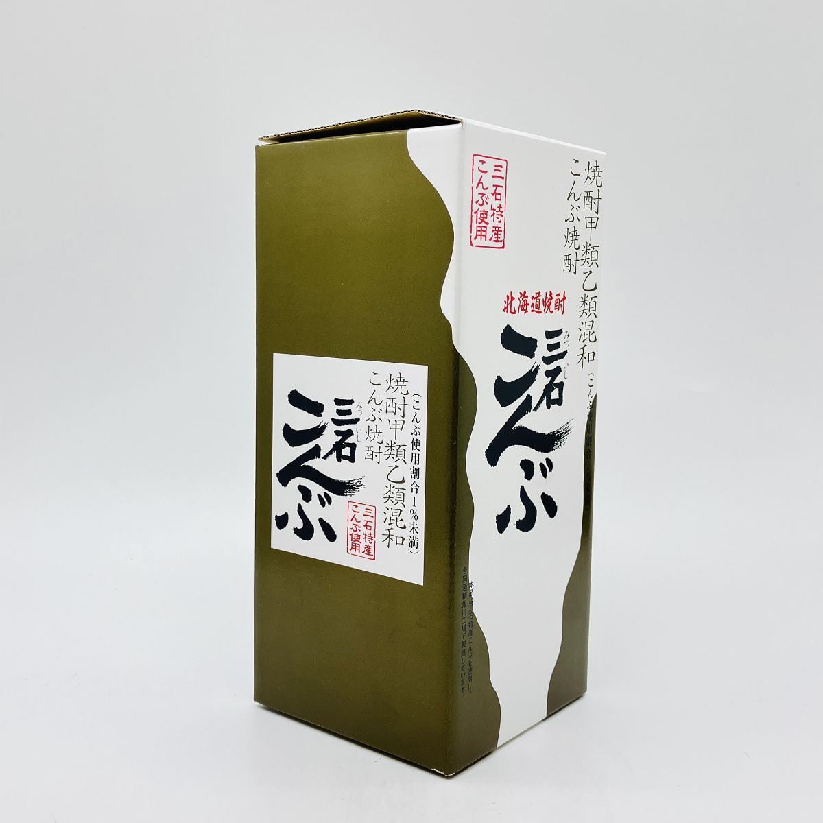 三石 こんぶ焼酎 20° 720ml 箱入り みついし こんぶしょうちゅう 焼酎