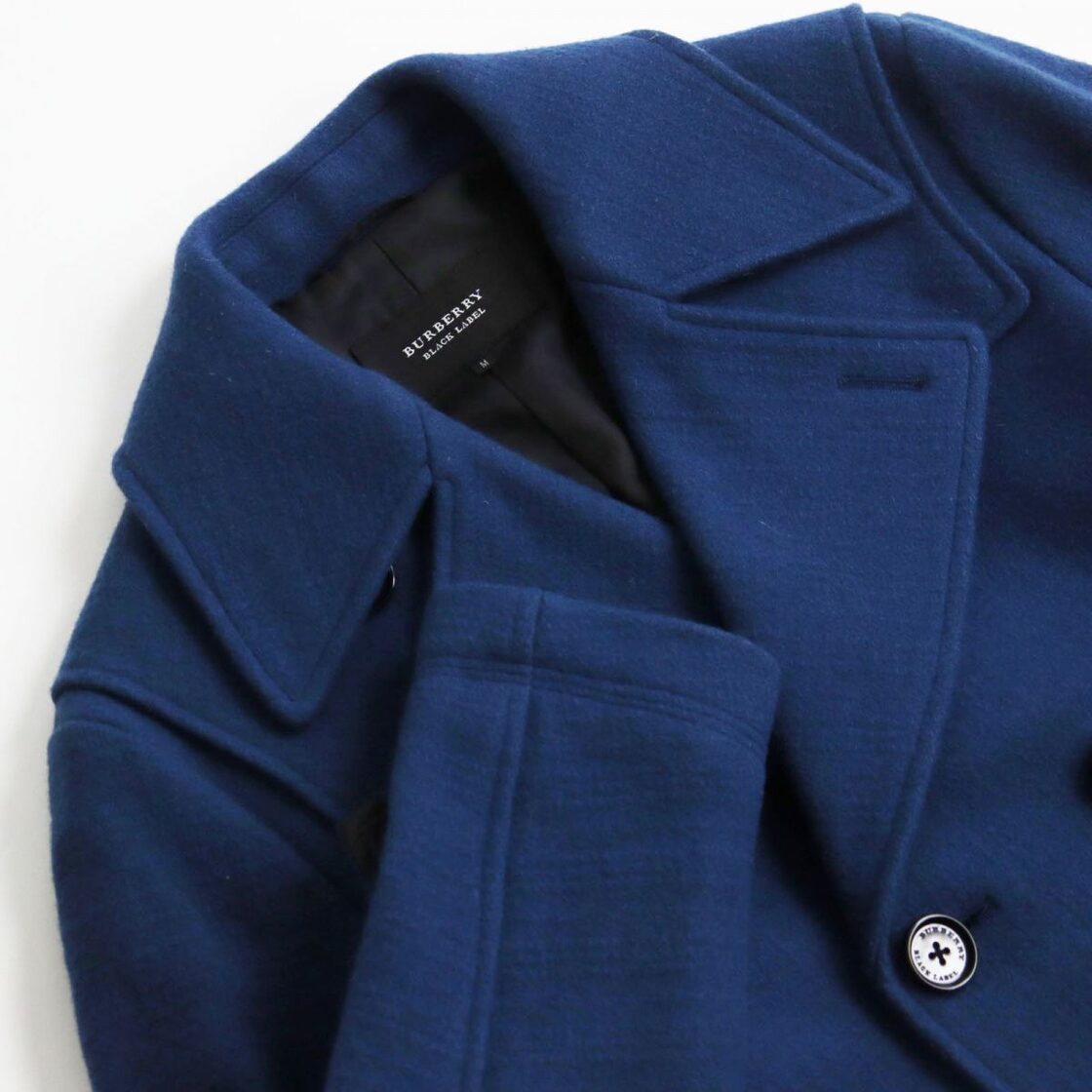 美品○BURBERRY BLACK LABEL バーバリーブラックレーベル ダブル 