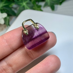 26.天然石とお出かけ☆フローライトカバン・バック