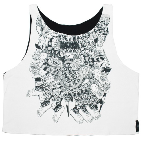 『scomm』"ヨシカワショウゴ x カツマタヒデユキ" tank top