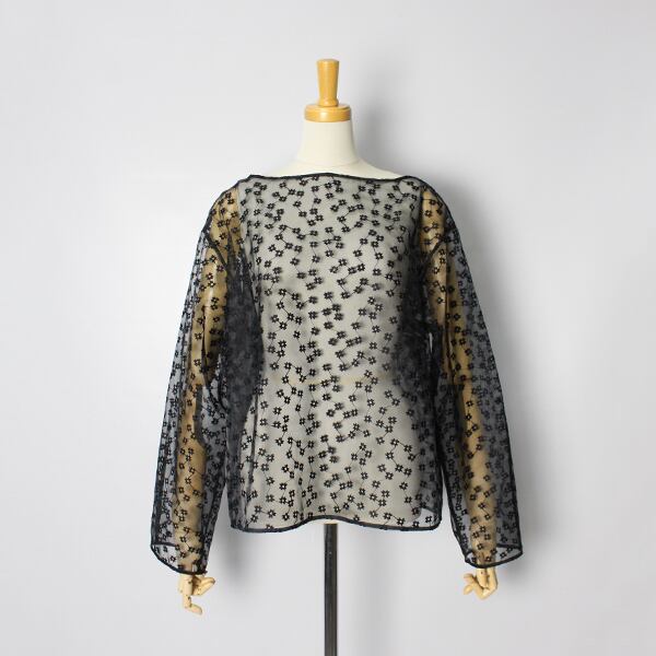 LOEFF ロエフ クローバー エンブロイダリー ブラウス 8821-299-0069 