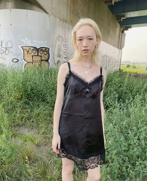 【Day23】original A camisole one-piece(BLACK)