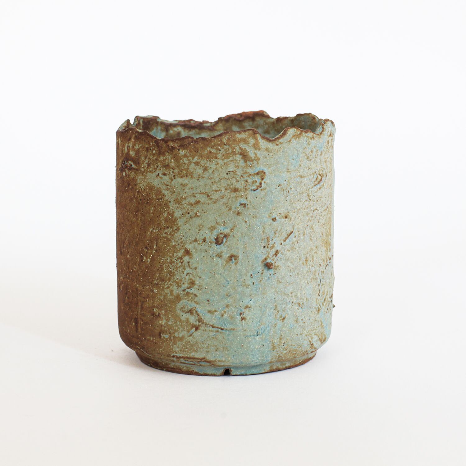 Cylinder Plants Pot “青錆” ※Medium (茨木伸恵) I