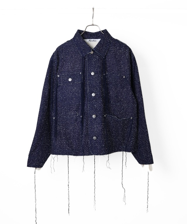 Midorikawa / MID26AW-JK03 NEEDLE SILK DENIM COVERALL(INDIGO)