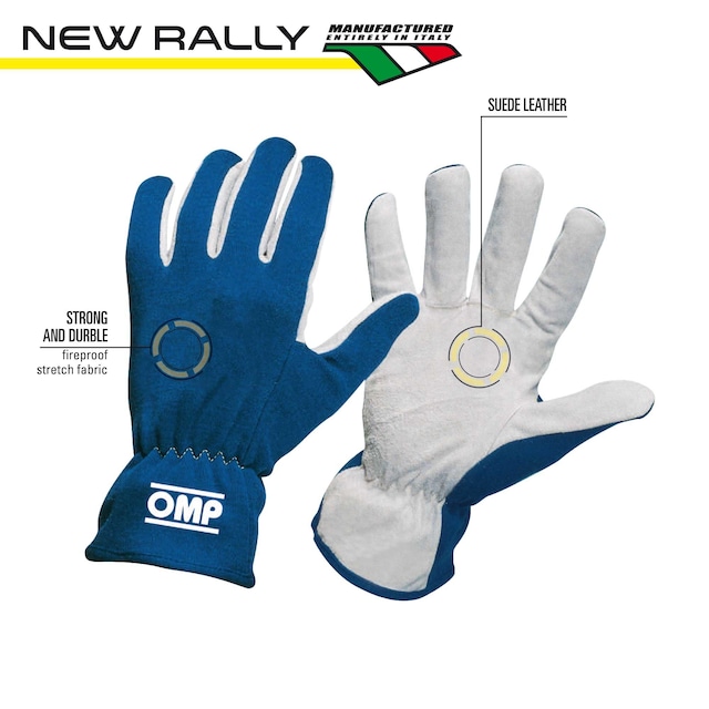 IB0-0702-A01#041  NEW RALLY GLOVES  BLUE