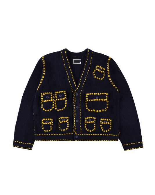 モ*ん様 phingerin カーディガン　BLACK PHINGERIN PG1 POCKET CARDIGAN PD-252-KN-021 | BENTO