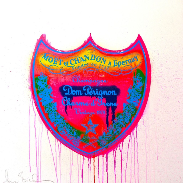 シェーンボーデン Shane Bowden 耐えがたい スカル サイン入り 絵画 