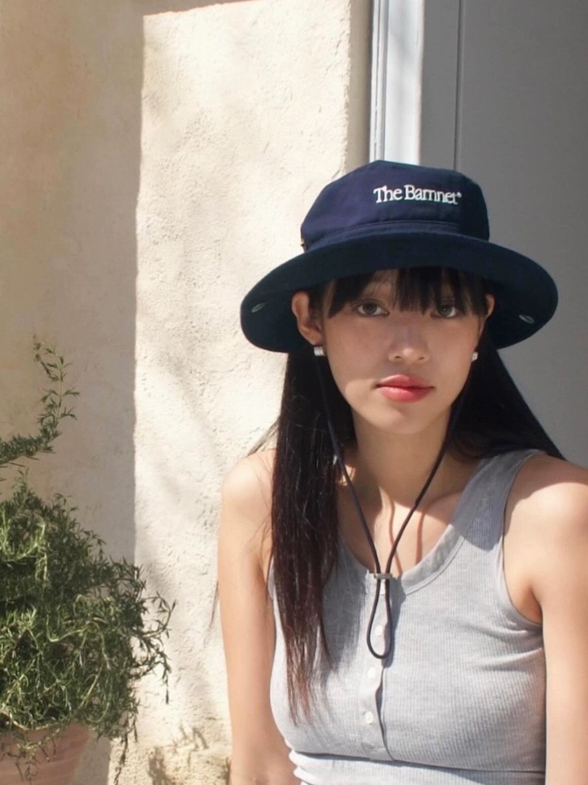 The Barnnet】Logo Safari Hat | in the mist