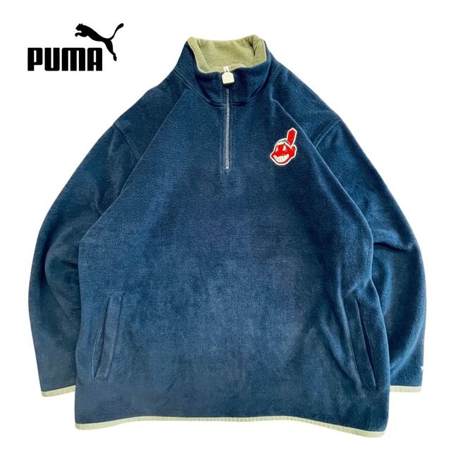 PUMA/プーマ【インディアンズ廃盤ロゴ】★激レア★希少 フリースジャケットL