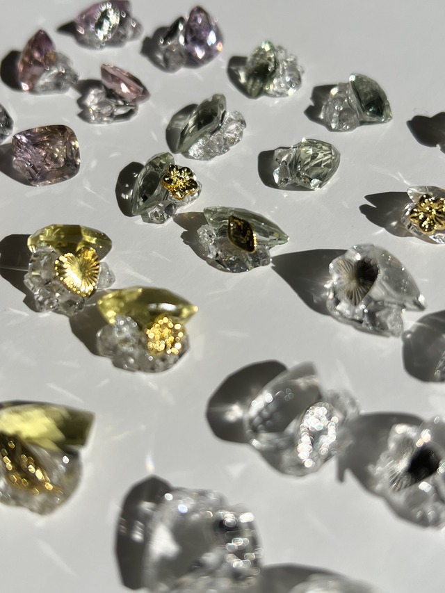 Jelly pierce “green amethyst”