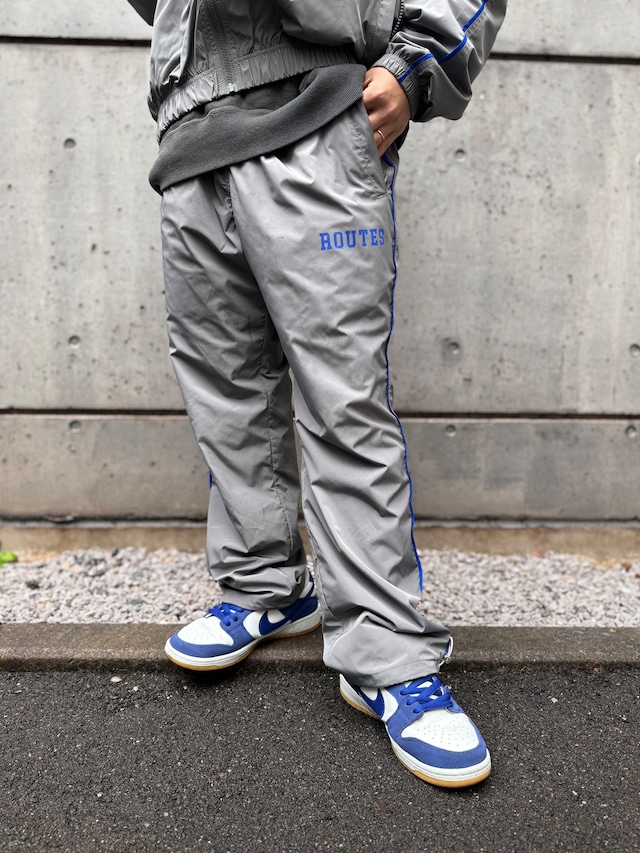 nylon track pants / グレー