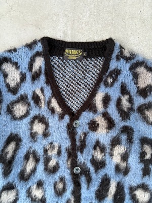 UNIVERD72 / モヘアタッチ起毛カーディガン / カーディガン / レオパード / BLUE