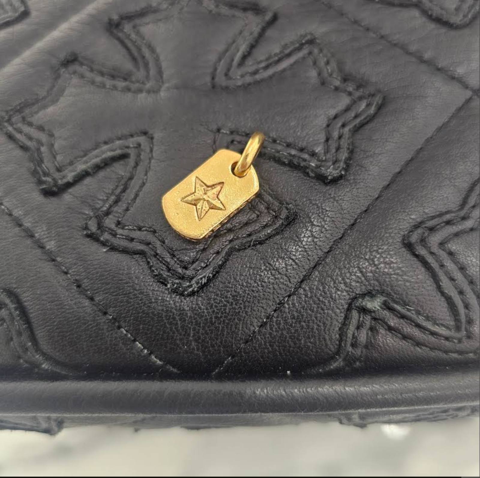 CHROME HEARTS クロムハーツ ドッグタグ タイニースター パヴェ