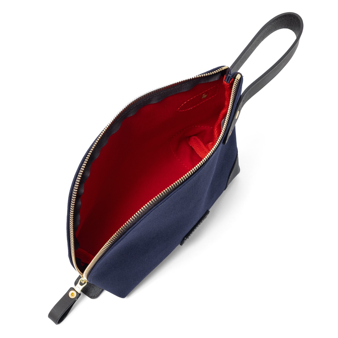 ZIPPED POUCH 3rd / DALBY CANVAS  NAVY - 8