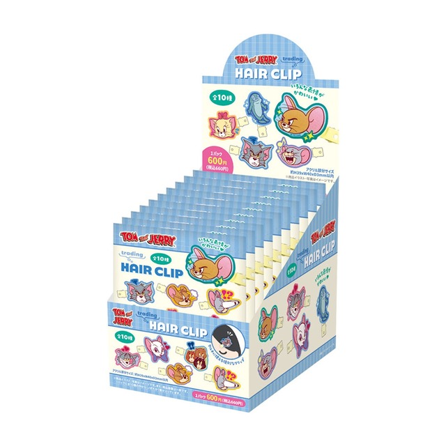 【ロット販売】【10入】トムとジェリートレーディング前髪クリップいろいろフェイス(5257446)