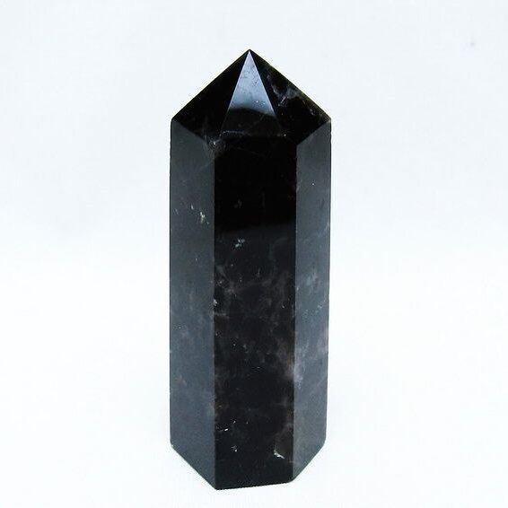 モリオン 六角柱 黒水晶 ポイント 142-10723