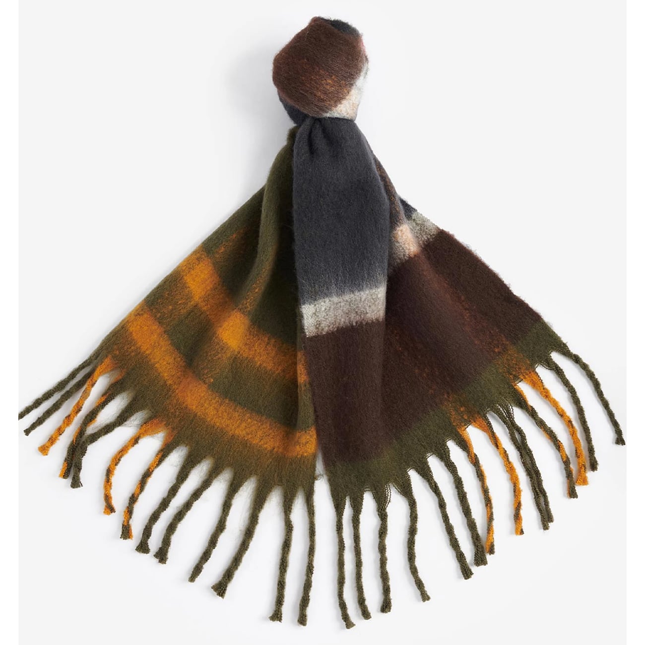 Barbour バブアー Isla Tartan Boucle Scarf Classic アイラ タータン