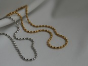 【 CORE 】stainless ballchain necklace