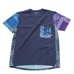 ranor(ラナー) BANDANA CRAZY T-SHIRT BROWN
