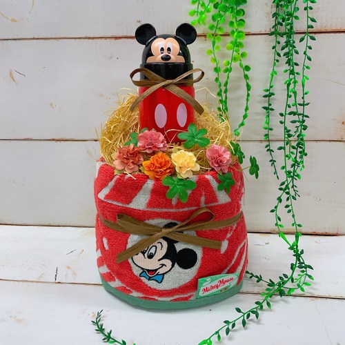 【送料無料】ミッキーマウス おむつケーキ  出産祝い ギフト オシャレ 個性的  かわいい  キャラクター