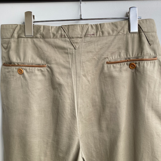 Gucci グッチ オールドグッチ ミリタリーチノパン 70s イタリア製 スリータック ヴィンテージ古着 画像8