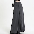 wide tuck pants / l0063