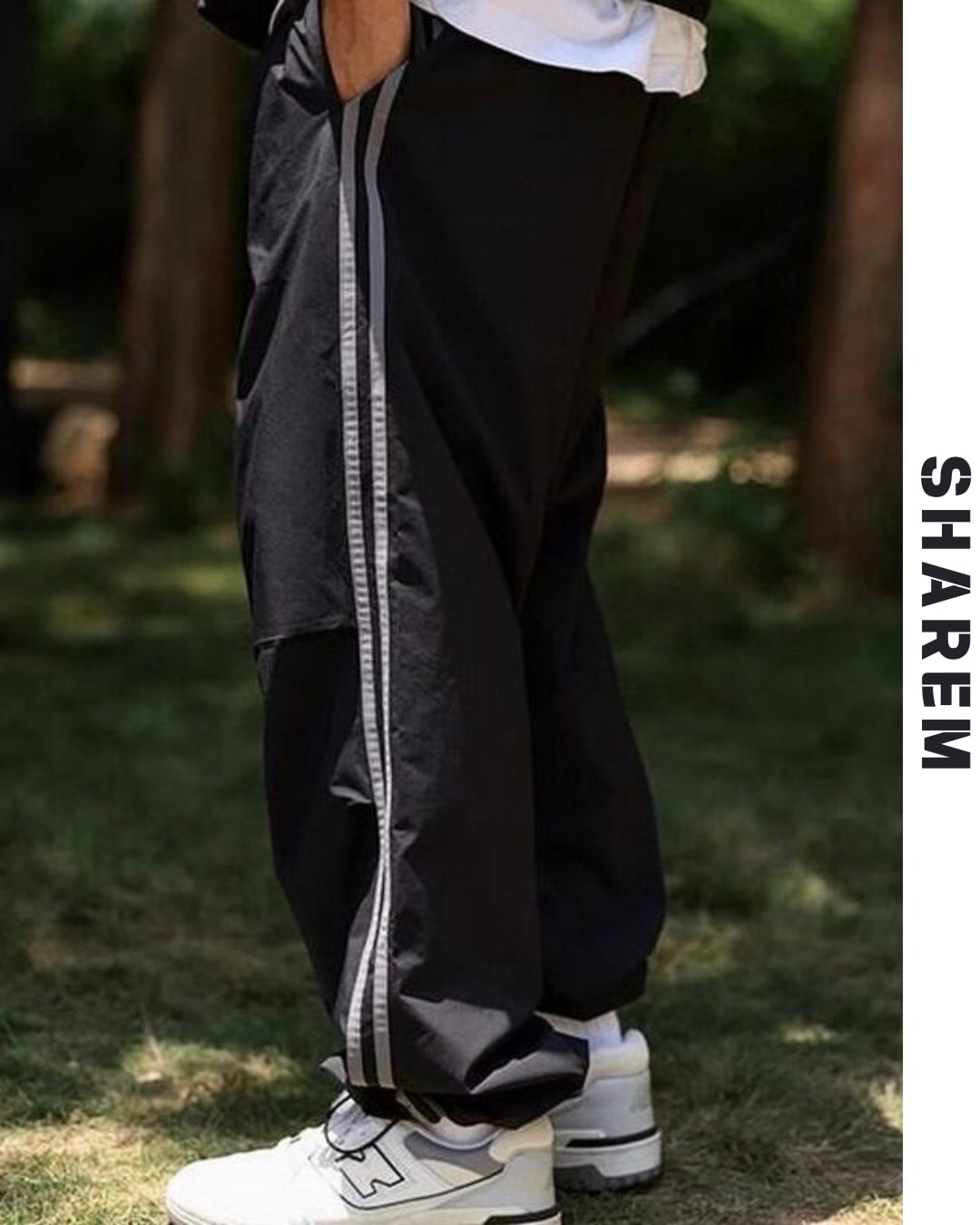 wide leg paratrooper pants B0059