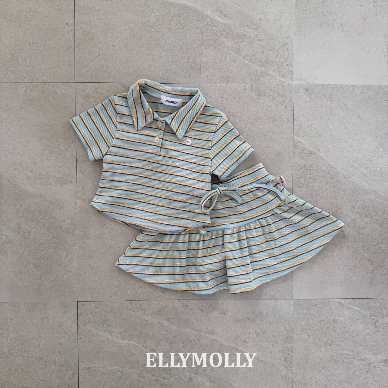 [ELLYMOLLY] Skyfrill Skirt / [엘리몰리] 스카이프릴스커트