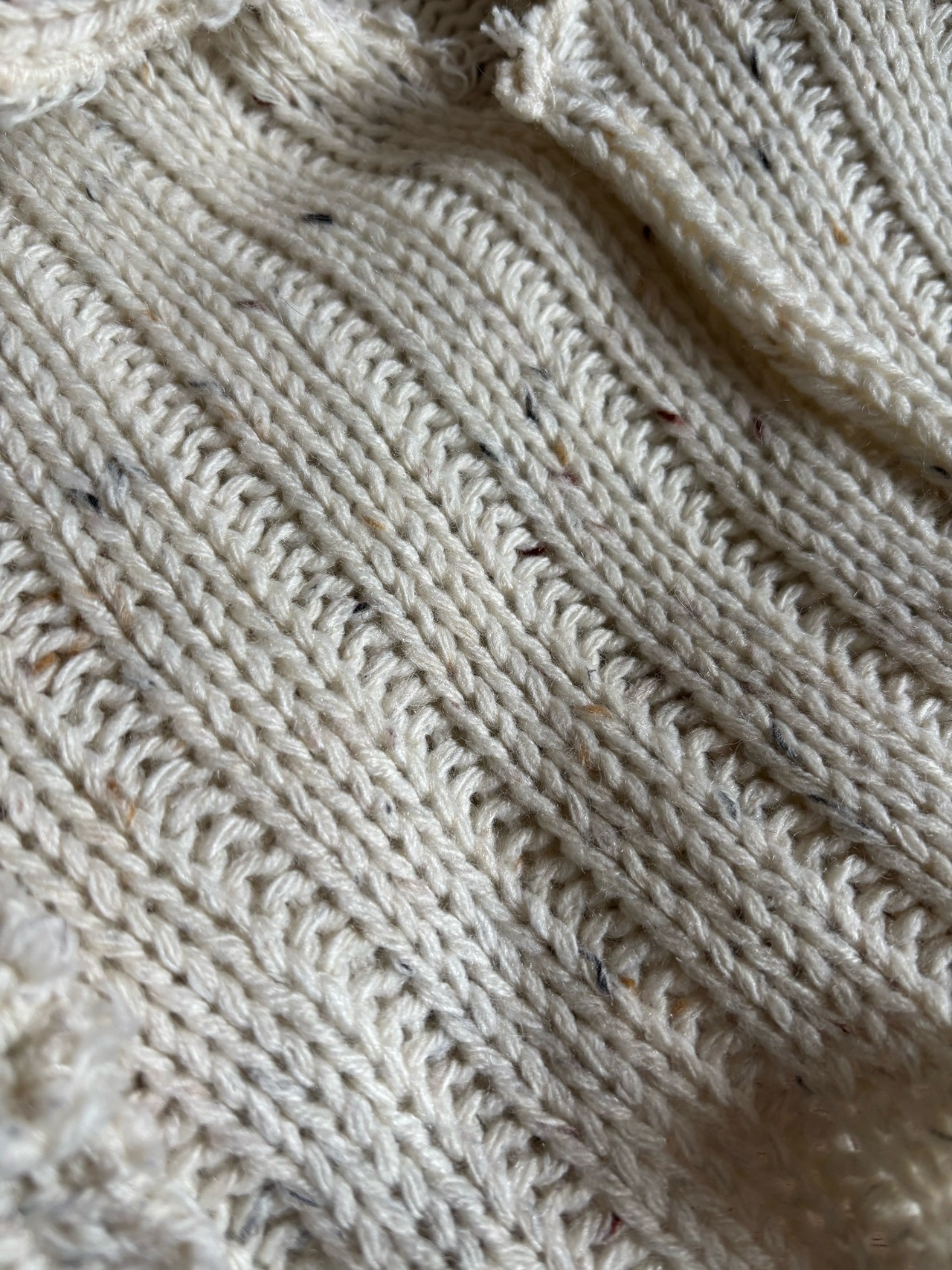 natural color big collar remake knit-4450-12