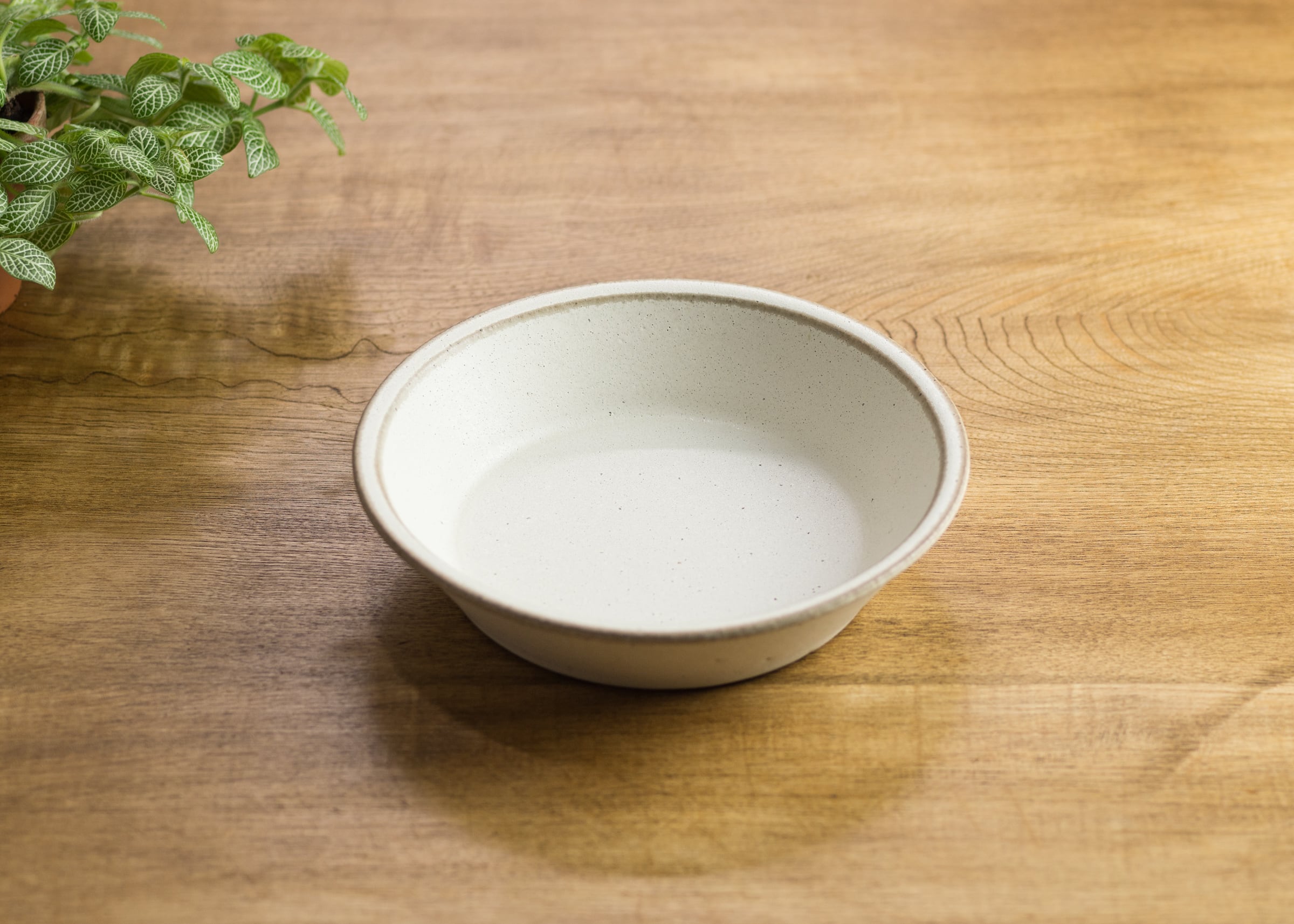 SHIROUMA 浅鉢 18cm 白（深皿・スープボウル・グラタン皿・耐熱皿）／長谷川 哲也