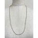 950〜 Karen Silver Tube Bead Long Necklace