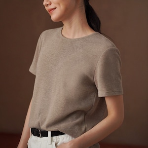 ソフトタッチ ハーフスリーブトップス No.6061