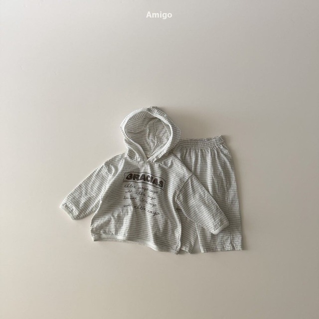 予約⌇amigo / Pencil stripe hood