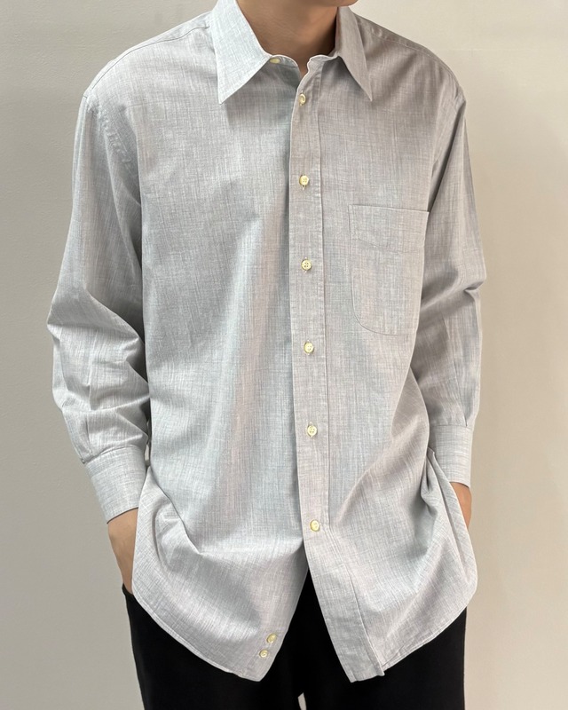 【Christian Dior BOUTIQUE MONSIEUR】light grey basic shirt
