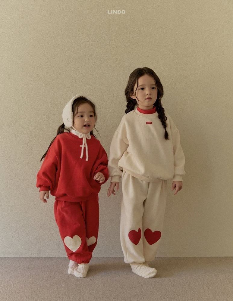 【予約商品】big heart jogger pants