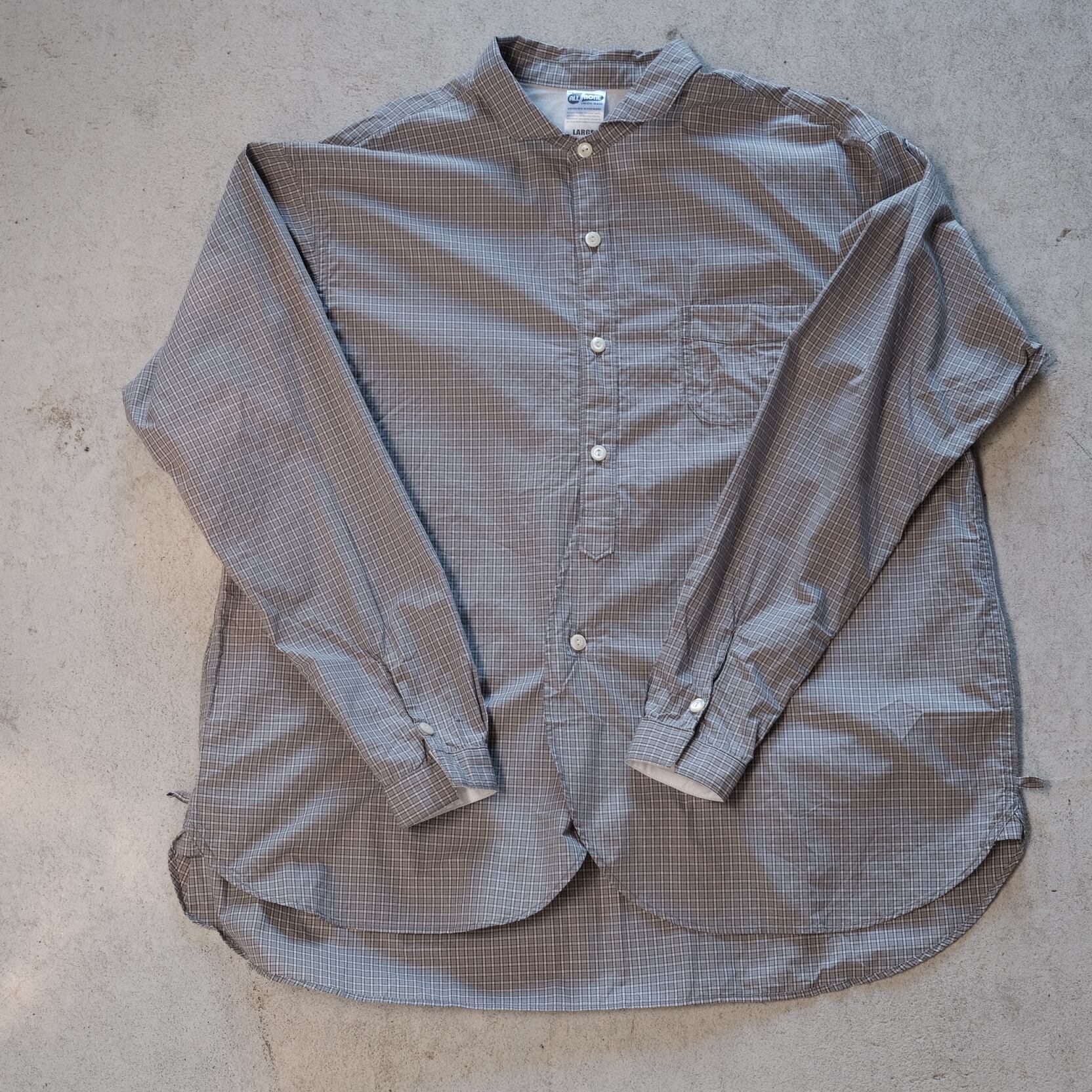 【allinone 】FLYING KIWI shirt GrayCheck