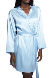 Cindy sky blue シルクローブ I.D. SARRIERI