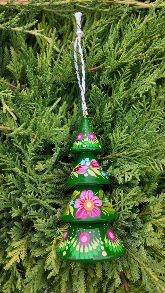 クリスマスデコレーション　クリスマスツリー3点セット（ティモシェンコ作）