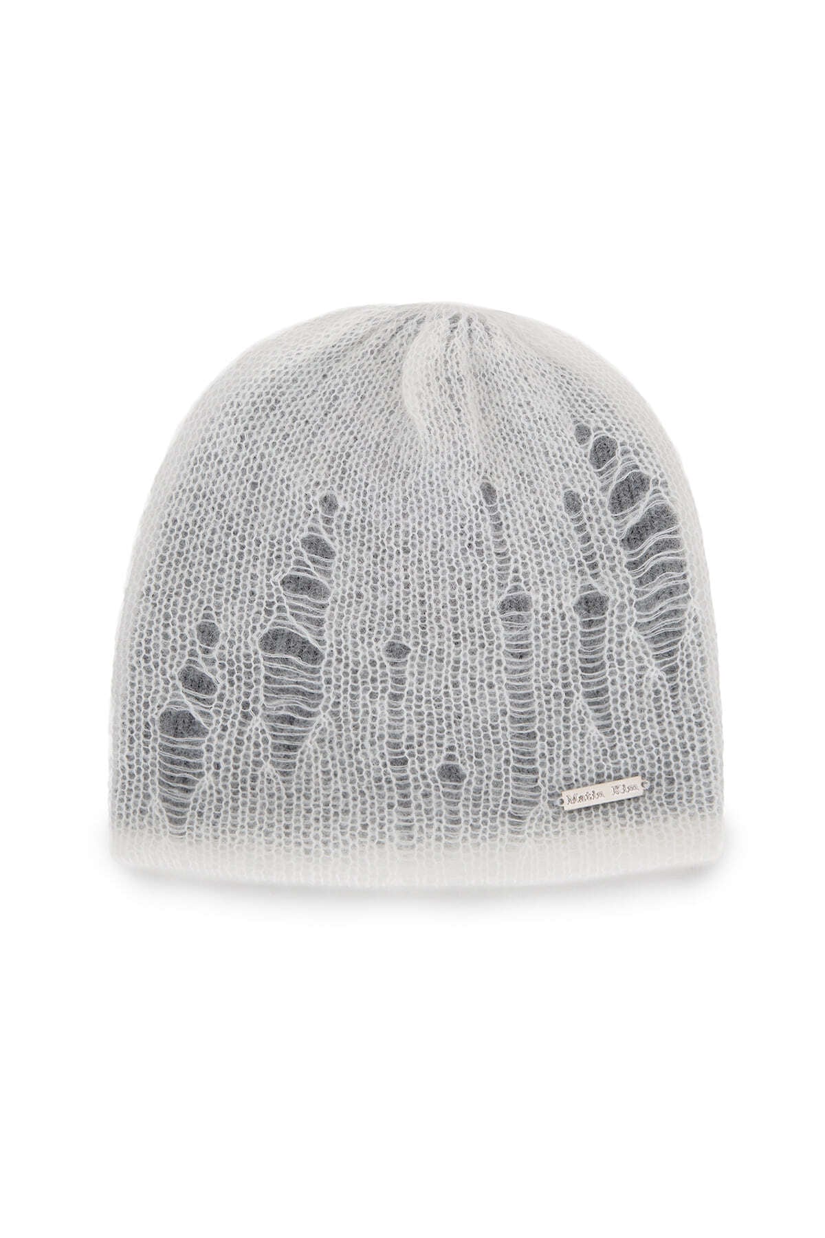 Matin Kim] VINTAGE LAYER KNIT BEANIE IN IVORY 正規品 韓国ブランド