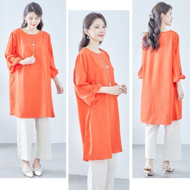 チュニック ワンピース 大人可愛い チュニックワンピース TRUBE C31