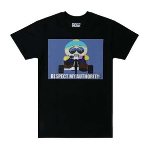 サウスパーク カートマン RESPECT MY AUTHORITY グラフィック Tシャツ