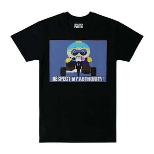 サウスパーク カートマン RESPECT MY AUTHORITY グラフィック Tシャツ